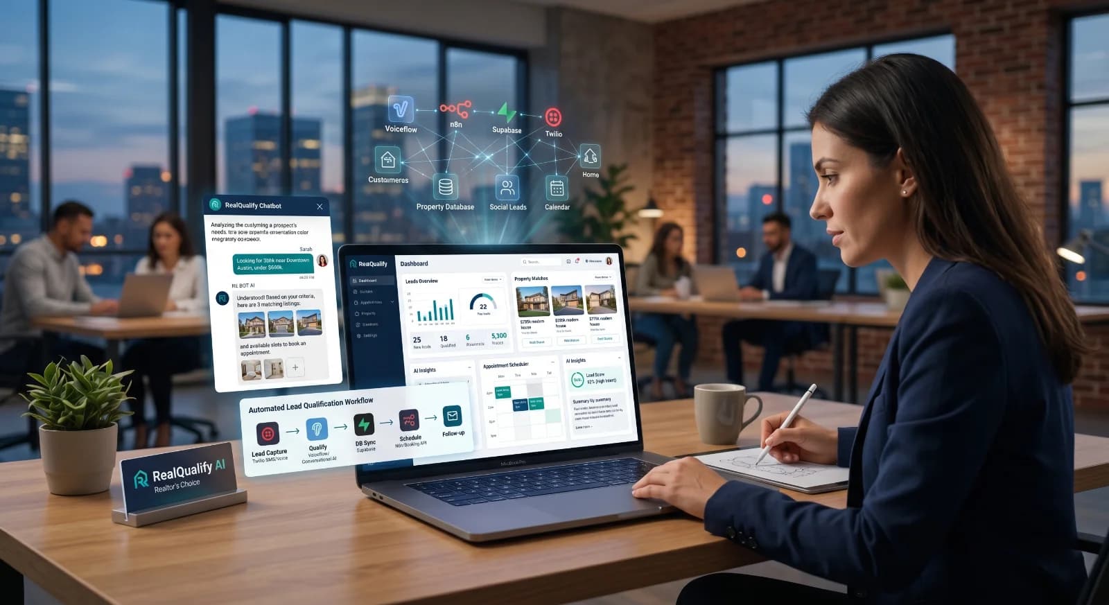 AI Real Estate Lead Qualification & Appointment Booking System